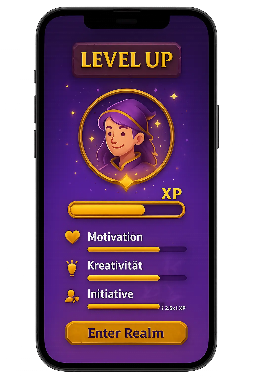 landing page gamification key visual draft