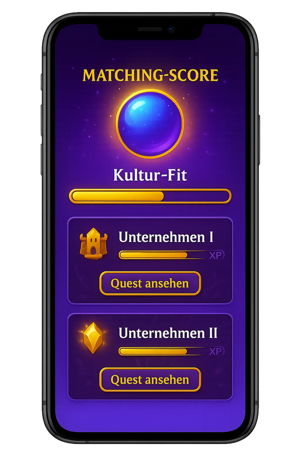 landing page smart matching key visual draft